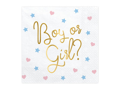 BOY OR GIRL NAPKINS [PACK OF 20]