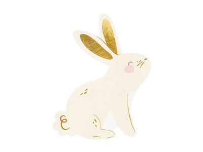 ADORABLE BUNNY NAPKINS [SET OF 20]