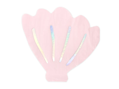 PINK SHELL NAPKINS [SET OF 20]