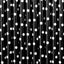 BLACK & WHITE DOTS STRAWS [SET OF 10]