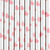 LIGHT PINK HEART STRAWS [SET OF 10]