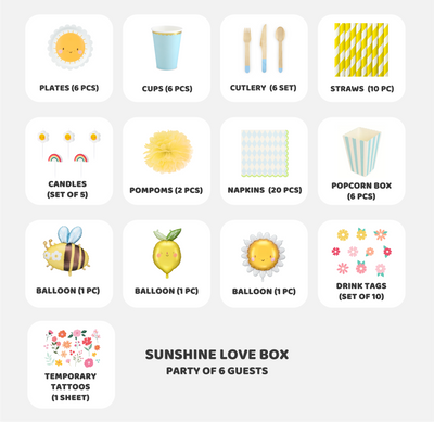 SUNSHINE BOX [PARTY OF 6]