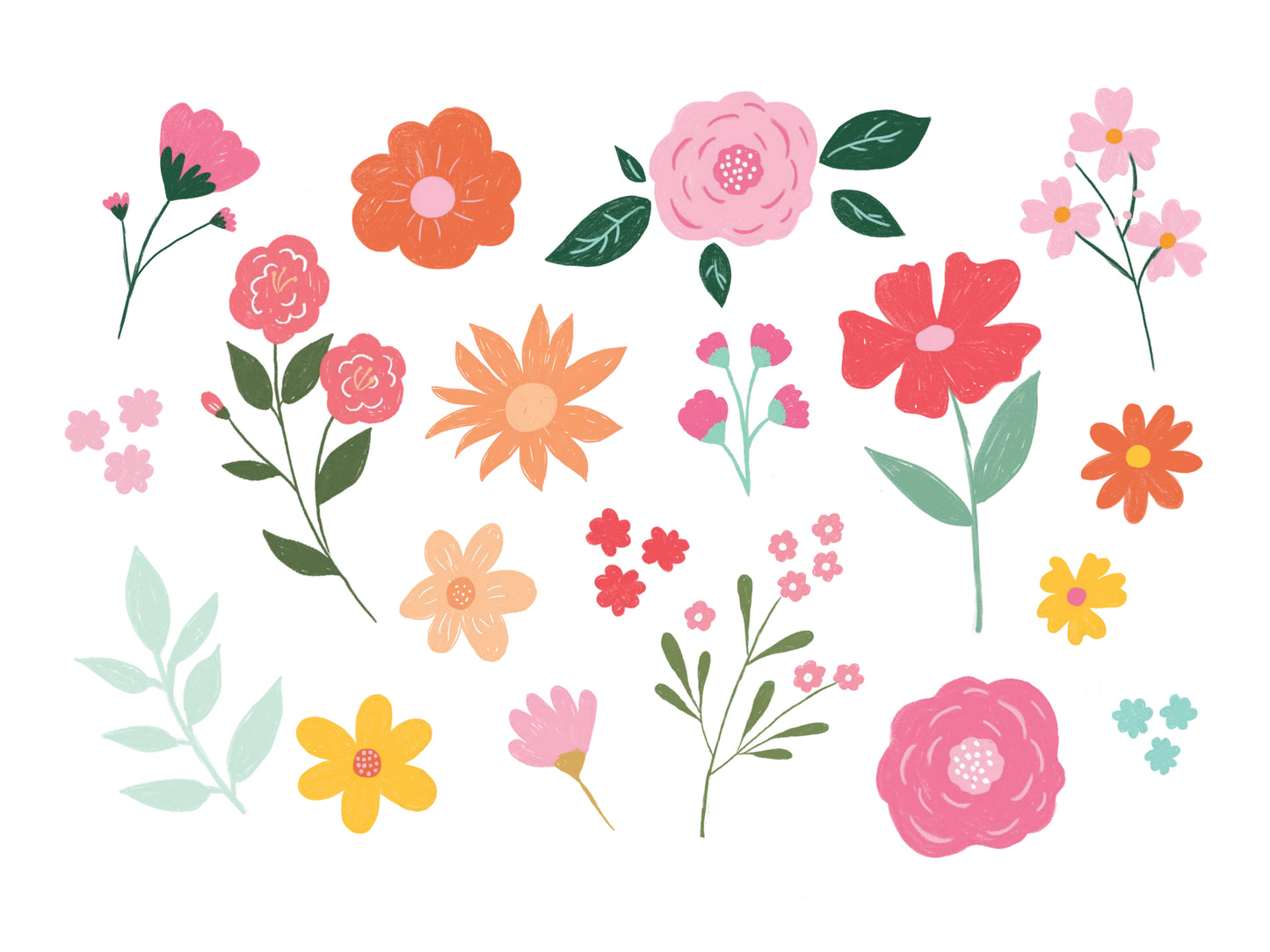TEMPORARY TATTOOS FLOWERS
