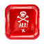 PIRATES PLATES [SET OF 6]