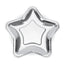 SILVER STAR FOIL PLATES [SET OF 6]