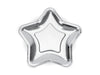 SILVER STAR FOIL PLATES [SET OF 6]