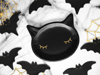 BLACK CAT PLATES [PACK OF 6]