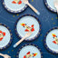 AIRPLANE ROUND PAPER PLATES [SET OF 6]