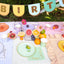 COLORFUL PAPER PARTY PLATES [SET OF 6]
