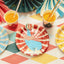CIRCUS STRIPES PLATES [SET OF 6]