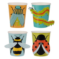 BUG PARTY POP OUT 3D PAPER CUPS