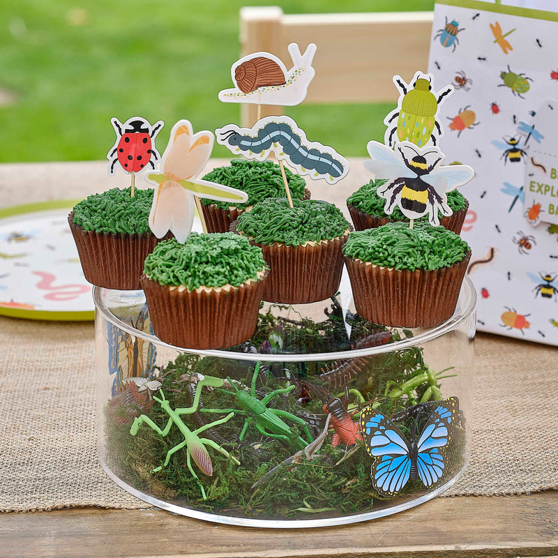 BUG PARTY CAKE TOPPERS