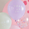 PINK, LILAC & PASTEL GREEN ROAR BALLOONS [5 PCS]