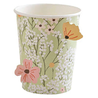 FLORAL PAPER CUPS