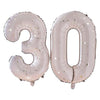 NUDE & GOLD SPECKLE 30th BIRTHDAY BALLOONS