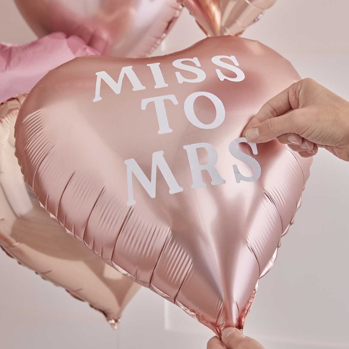 CUSTOMISABLE HEART BALLOONS WITH STICKERS [8 PCS]