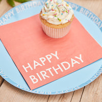 BRIGHT HAPPY BIRTHDAY PAPER NAPKINS [PACK OF 20]