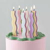 PASTEL WAVE CANDLES [SET OF 6]