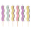 PASTEL WAVE CANDLES [SET OF 6]