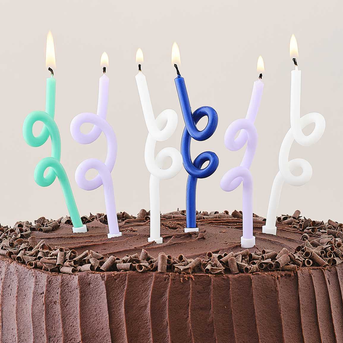 TWIST CANDLES [SET OF 6]