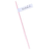 TEAM BRIDE PINK PAPER STRAWS [SET OF 16]